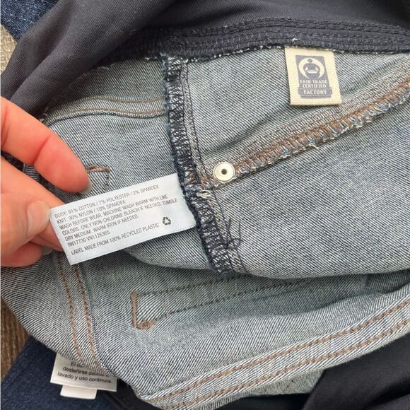 Isabel Maternity Bermuda Shorts Women’s Size 12/31 Blue - Picture 6 of 11